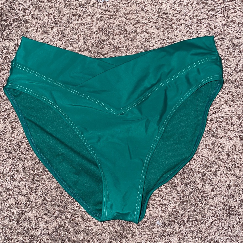 Green bathing suit bottom